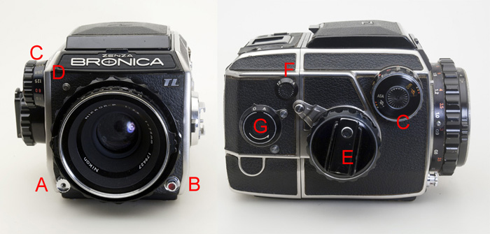 写真機 BRONICA EC-TL