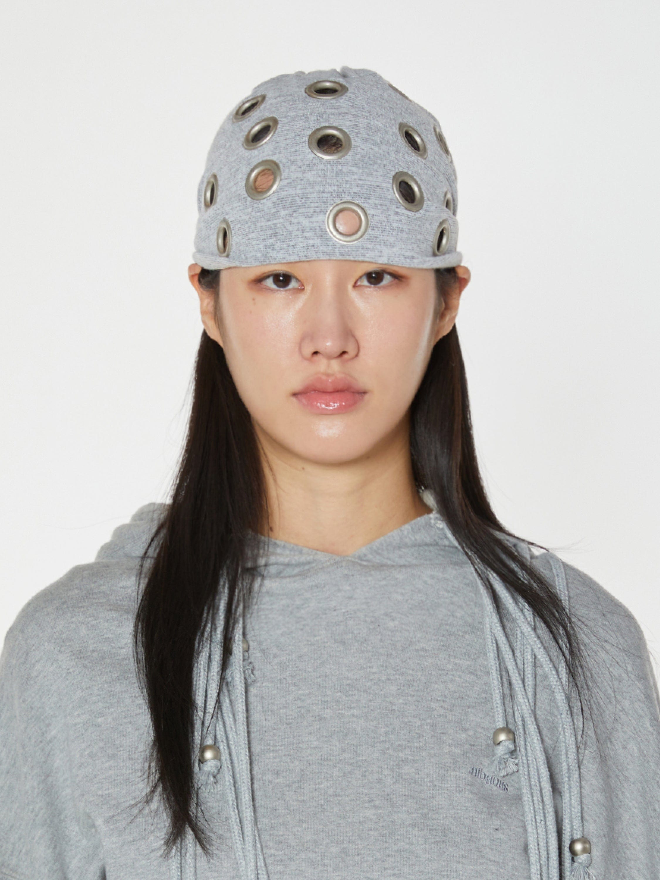 EYELET BEANIE GREY – APOC STORE