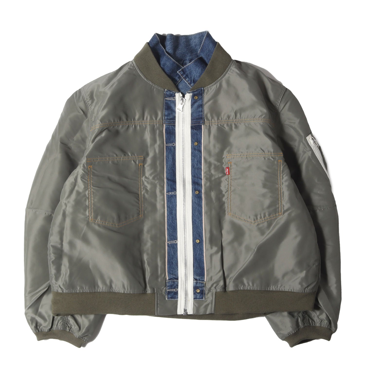 25SS × Levis リバーシブル デニム ナイロン ツイル ブルゾン (Denim