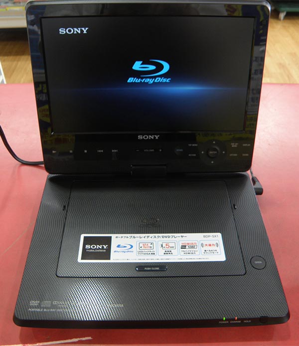 SONY 10インチポータブル・ブルーレイプレーヤー BDP-SX1① SONY 10