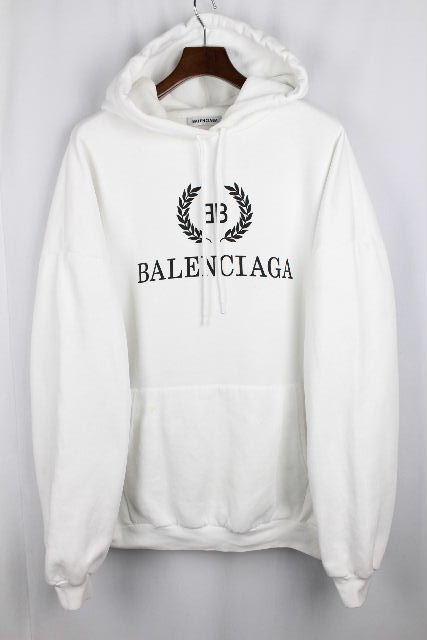 バレンシアガ ［ BALENCIAGA ] 18AW BBロゴ プルオーバー パーカー
