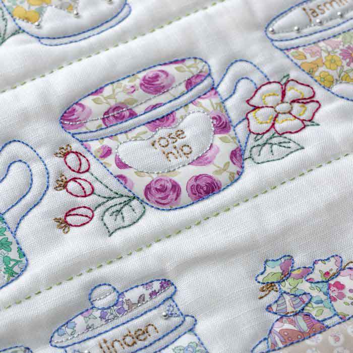 ☆［ホビーラホビーレ］アップリケタペストリー＜ハーブティー＞材料