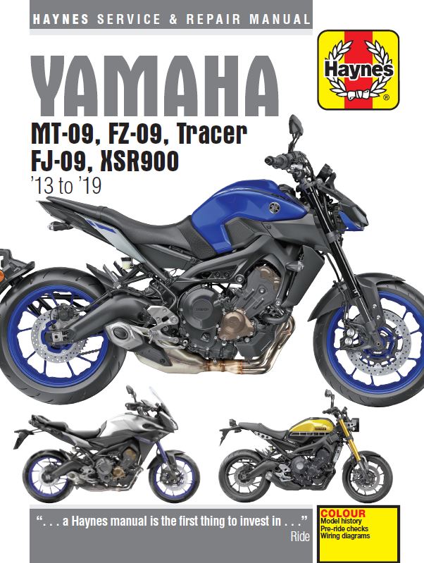 Yamaha MT-09, FZ-09, Tracer FJ-09 & XSR900 (13-19) Haynes Repair