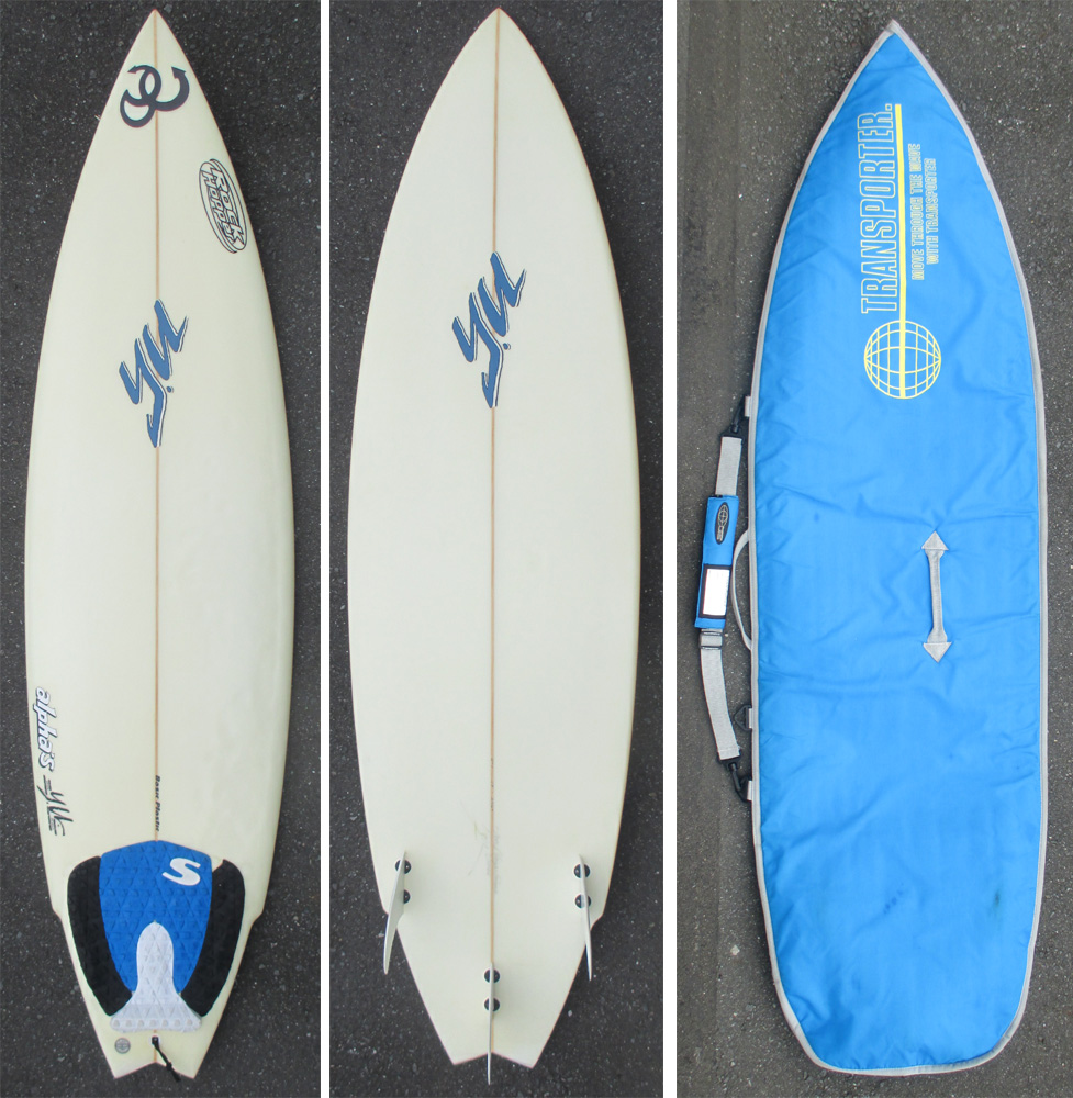 yuサーフボード 6'0フィン付き YU Surfboards | axes surfrage