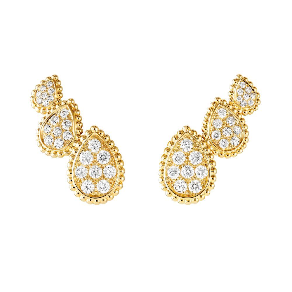 セルパンボエム 3モチーフ スタッズイヤリング JCO01455｜ブシュロン