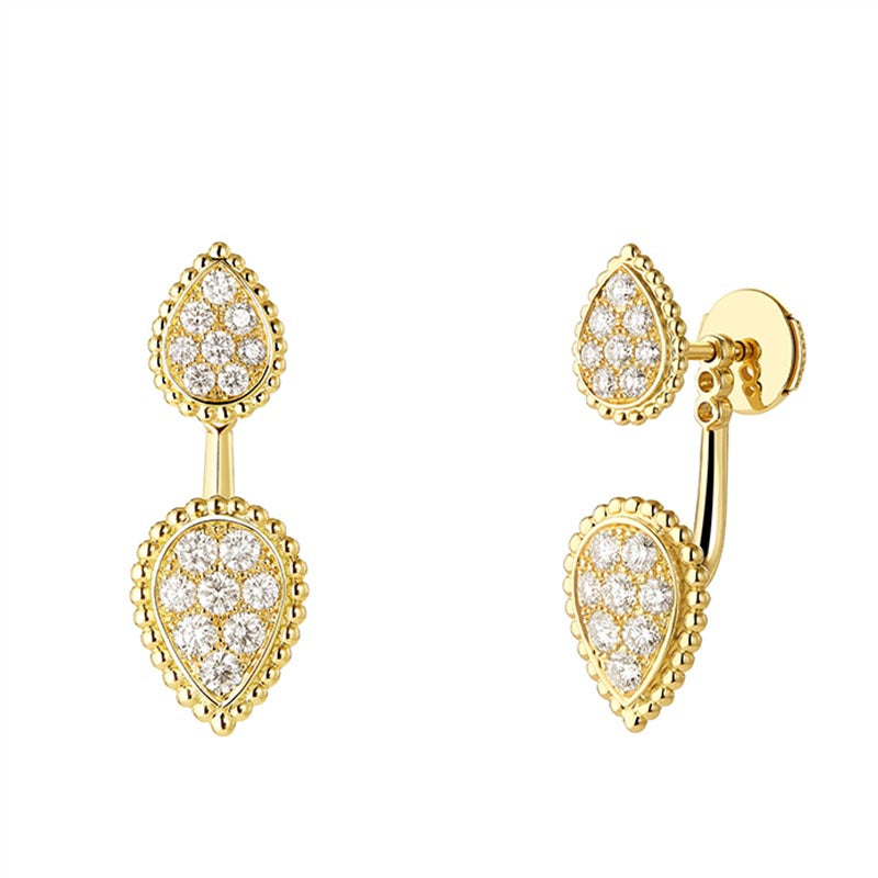 セルパンボエム 2モチーフ シングル スタッズイヤリング(片耳