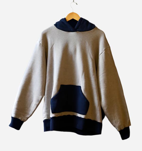 50's Hoodie MIJ - Heather Grey/Navy – Joe's Authentic Supply Co.