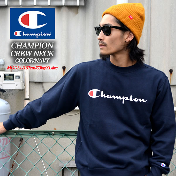 CHAMPION ＞ Champion チャンピオン トレーナー ネイビー スウェット
