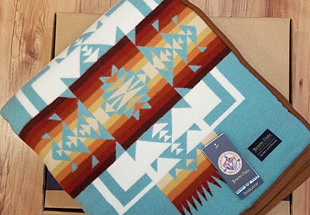 Pendleton® Chief Joseph Blanket, Aqua – Kraffs Clothing