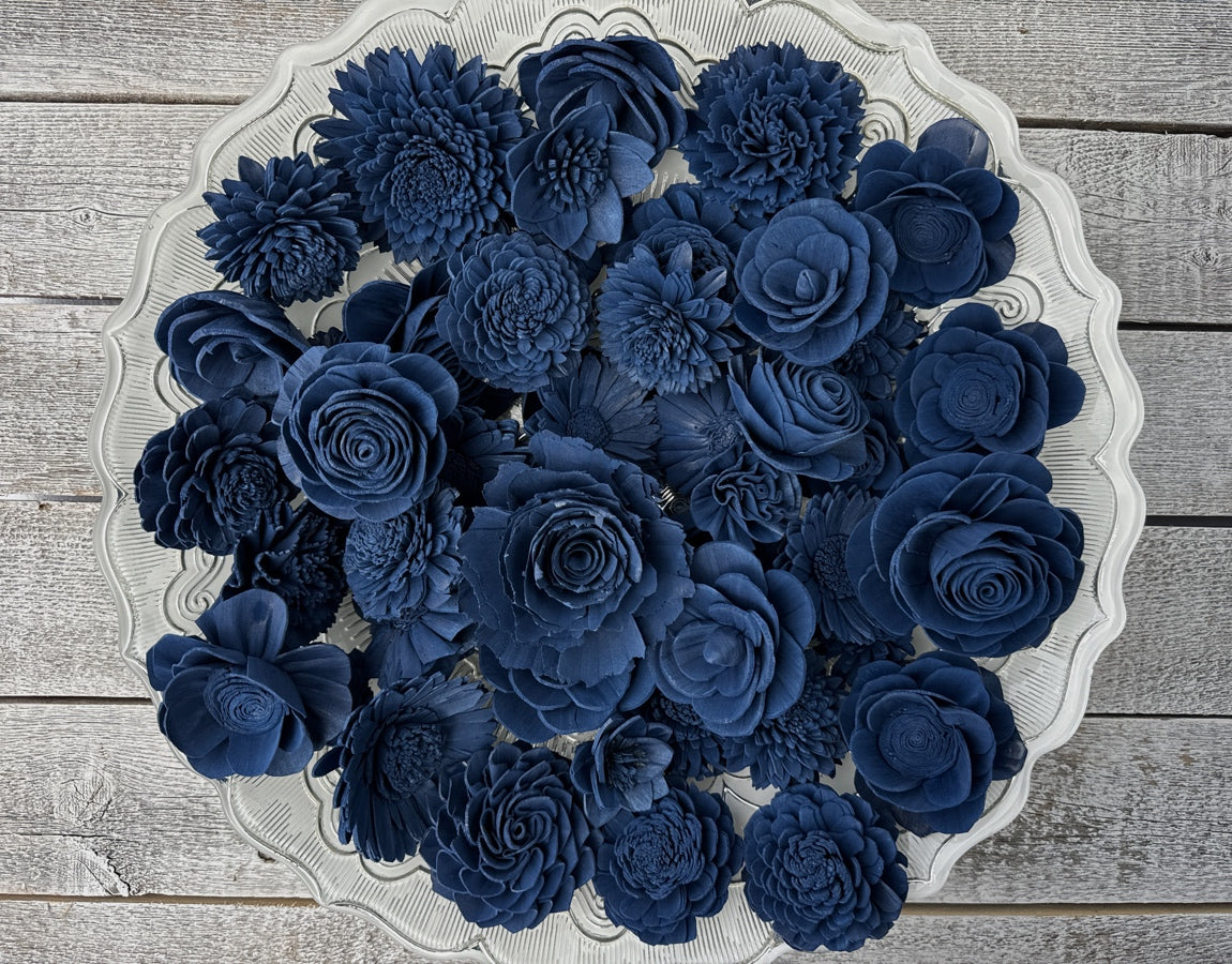 Sola Wood Flowers - Navy Dyed Sola Flowers – Luv Sola Flowers