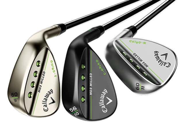 Callaway Golf – The Mack Daddy 3 Milled wedges, now in gold nickel