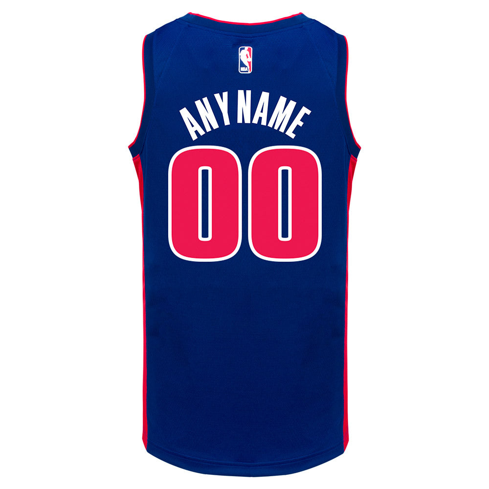 Detroit Pistons Personalized Nike Icon Swingman Jersey - 2025-26