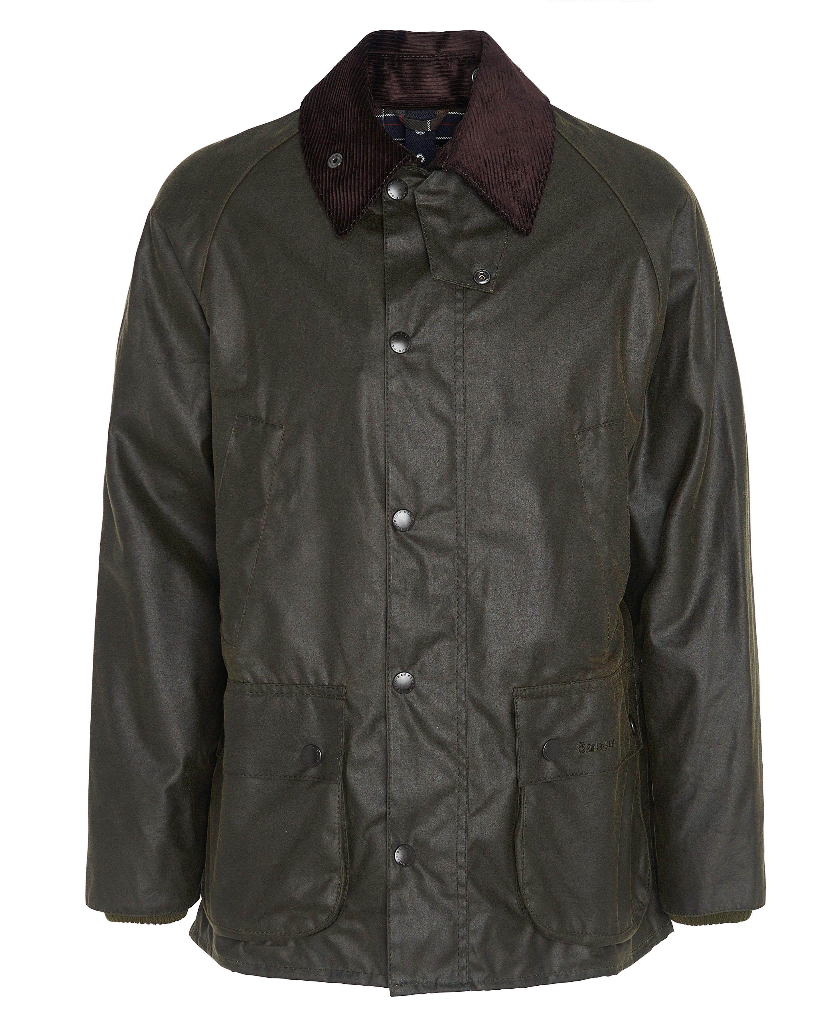 Barbour Bedale Wax Jacket - Olive – The Lucky Knot Men's