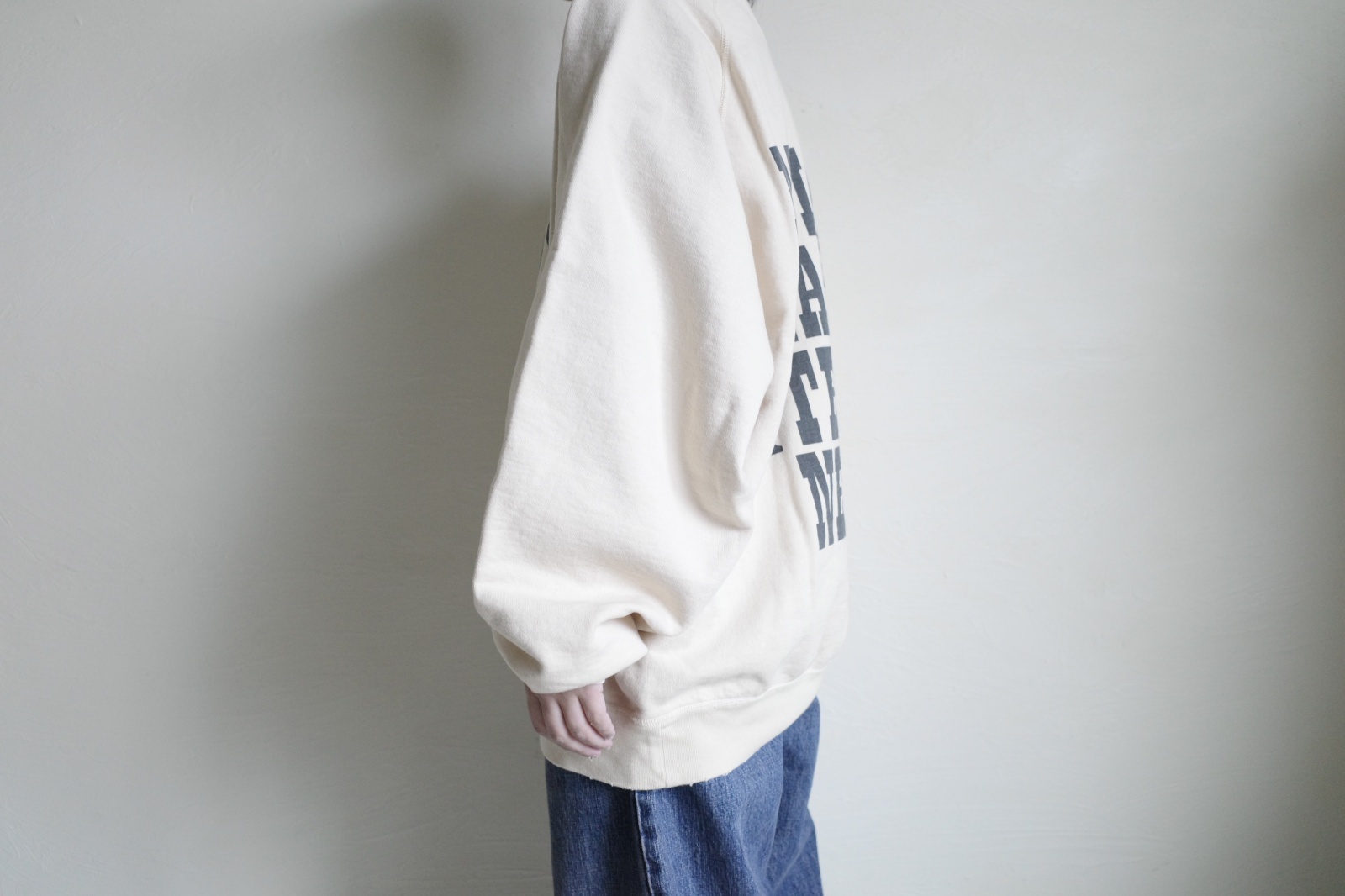 NEXUSVII. ARIES CREW SWEAT・BEIGE - tity