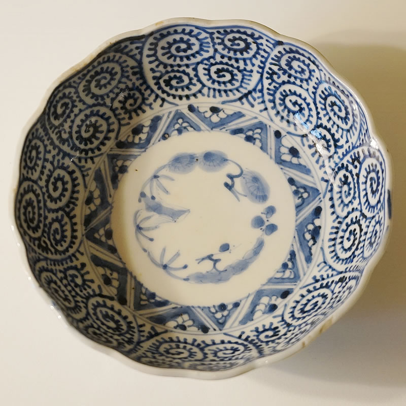 楽天市場】ヴィンテージ 古伊万里 15cm 丸皿 蛸唐草文 10枚セット 和風