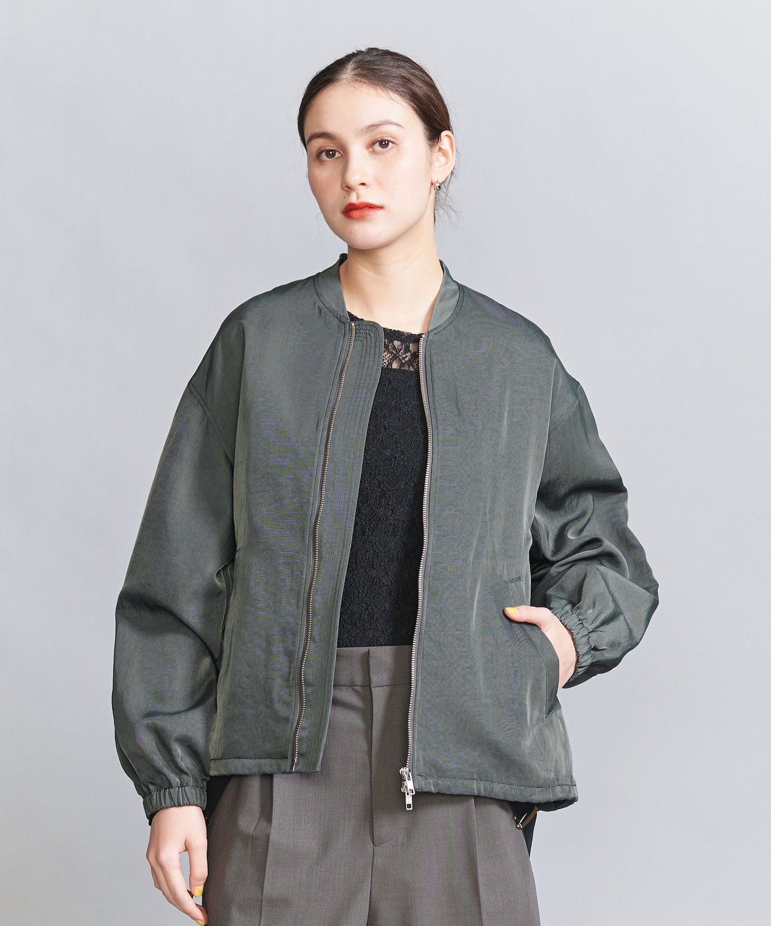 楽天市場】ユナイテッドアローズ ma-1（カラーグレー）の通販