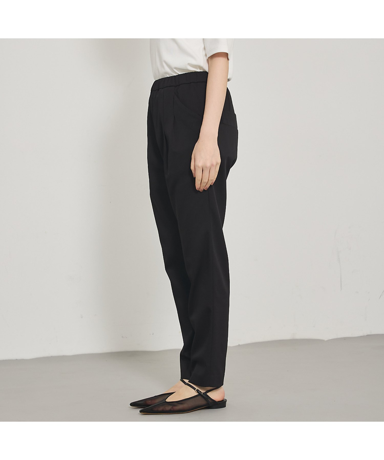 qualite｜【2WAYタックパンツシリーズ新素材!】ウォームサテンタック