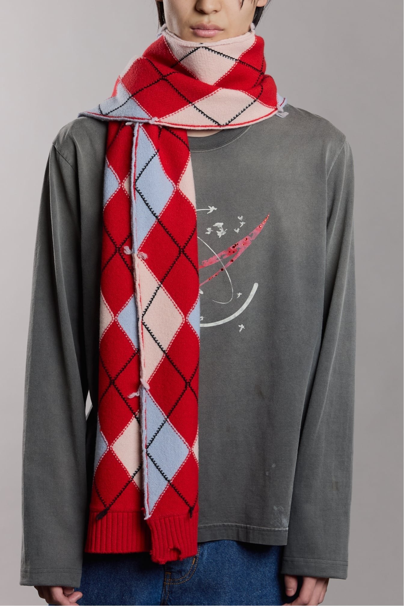 MASU｜DIAMOND SCRAPPED SCARF | Rakuten Fashion(楽天ファッション