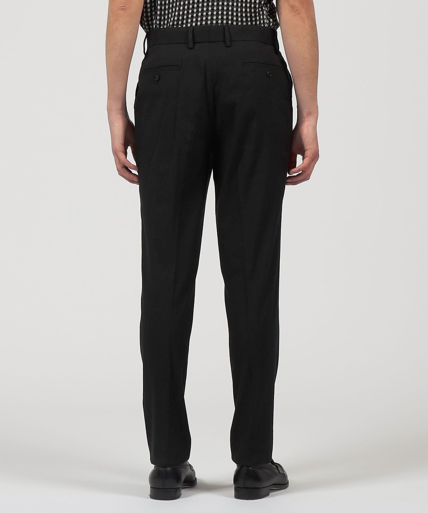 TOMORROWLAND｜ストレッチリネン ノープリーツスリムスラックス