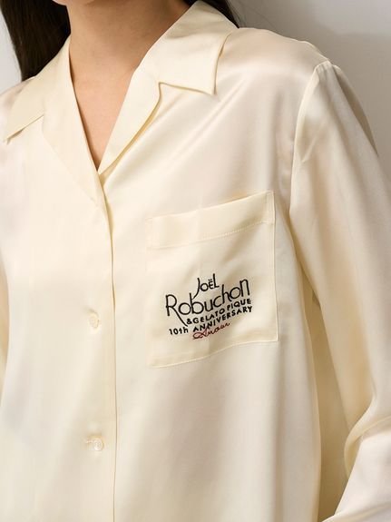 gelato pique｜【JOEL ROBUCHON】【販路限定】シルクサテンシャツ