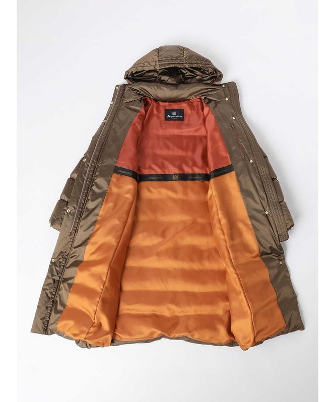 Aquascutum｜シャンブレーロングダウン | Rakuten Fashion(楽天