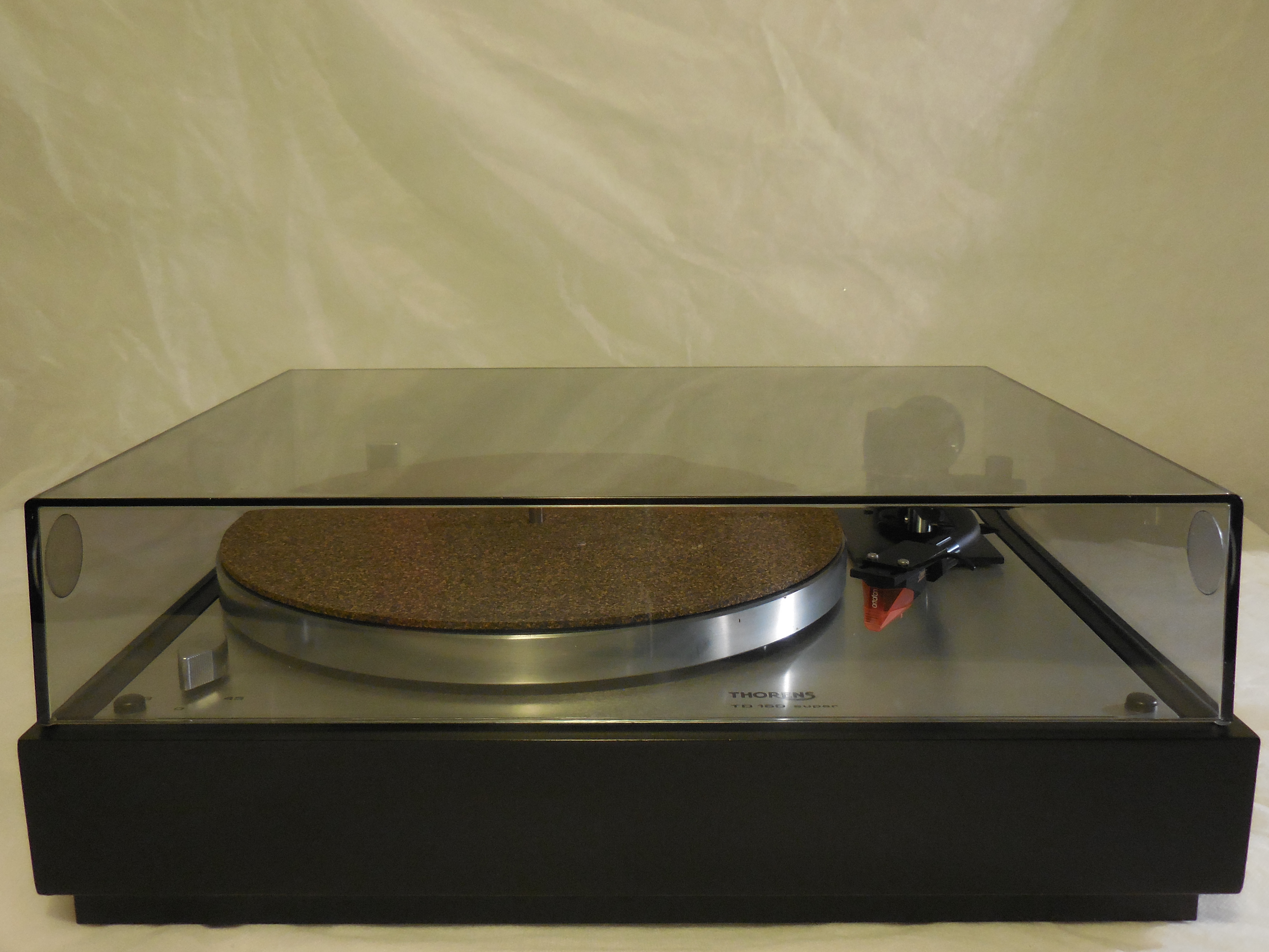 Original Thorens TD-160 Super, Used Sumiko MMT arm, new Ortofon 2M