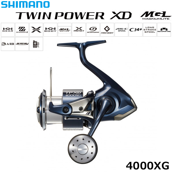 シマノ(SHIMANO) 21 ツインパワー XD 4000XG ○完売しました。 ツイン