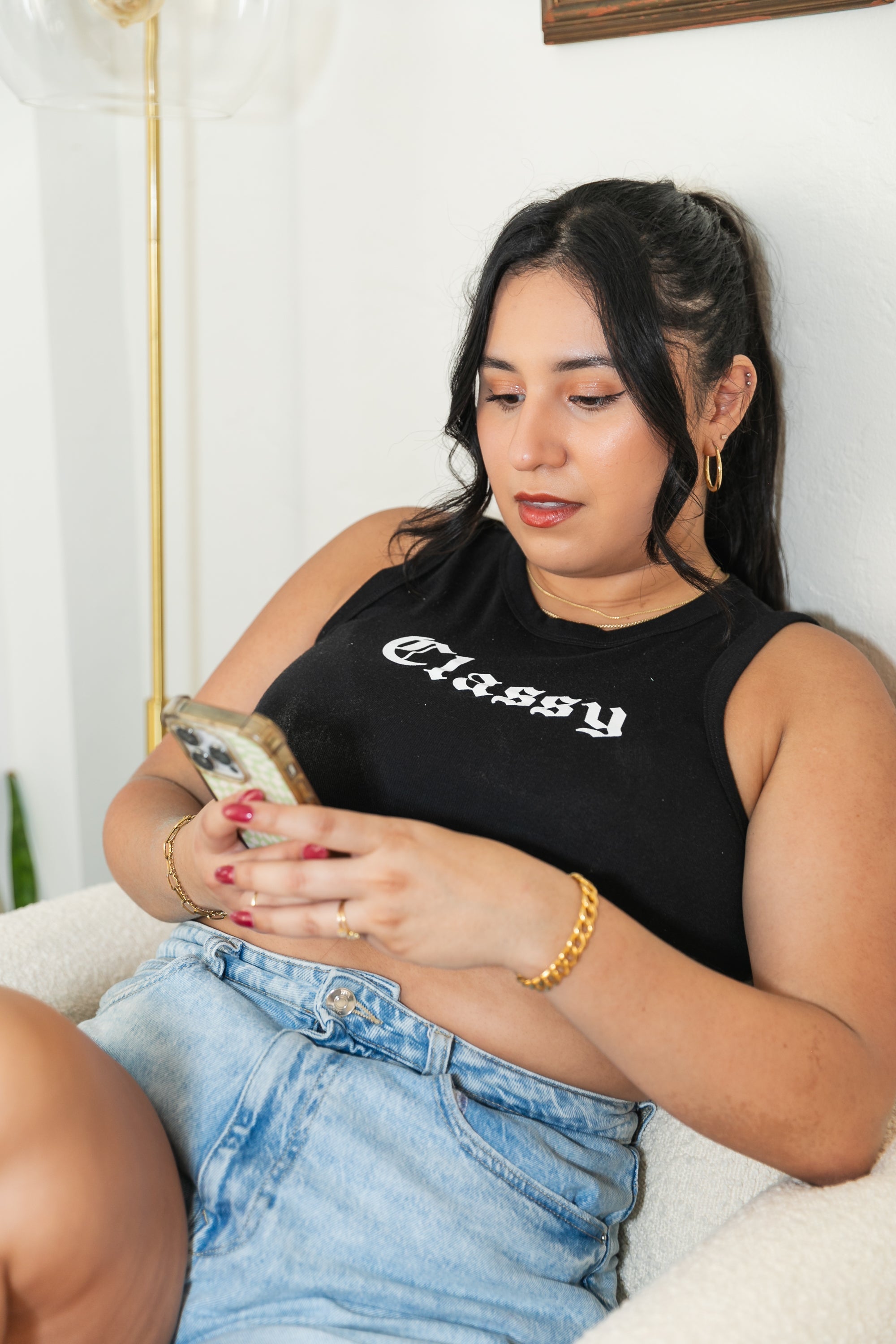 Classy Black Tank – Classy Casita