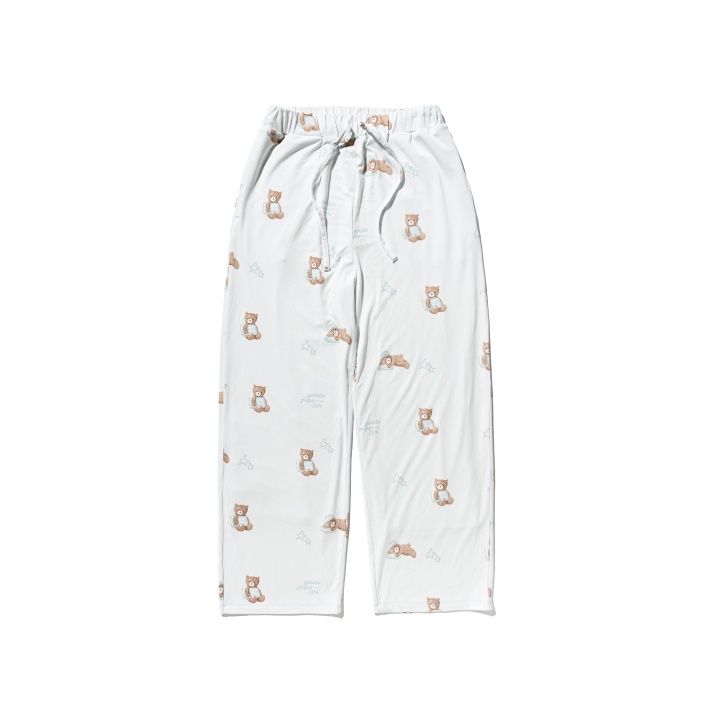 gelato pique meets JIN Bear Pattern Long Pants (Mint) - A-KPOP