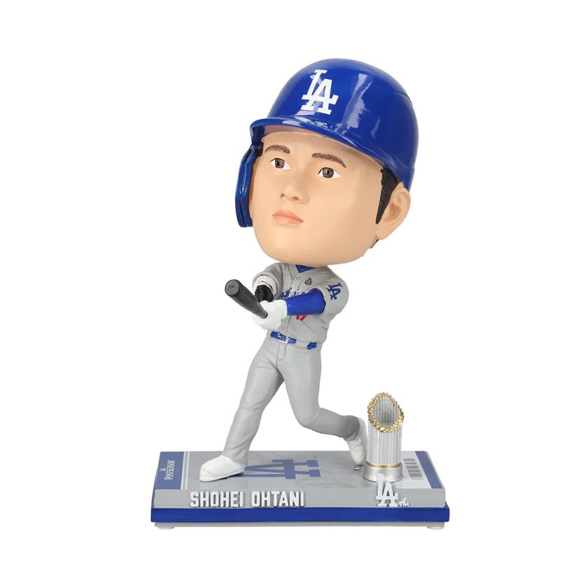 大谷翔平選手のワールドシリーズ優勝記念ボブルヘッドが登場！ 世界