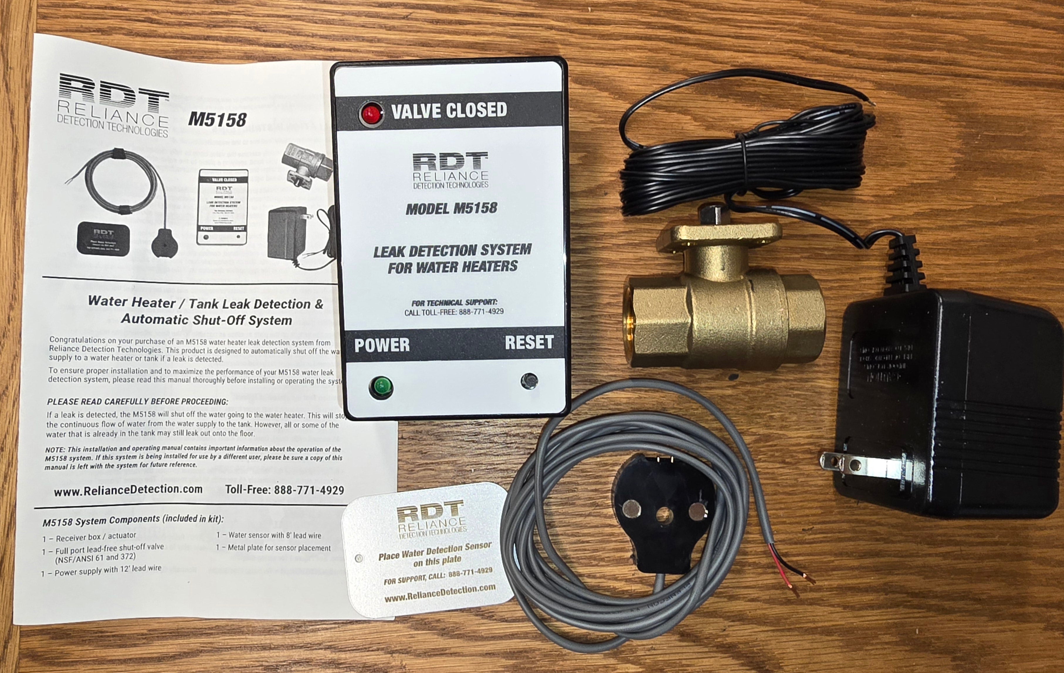 Water Heater Leak Alarm with 3/4