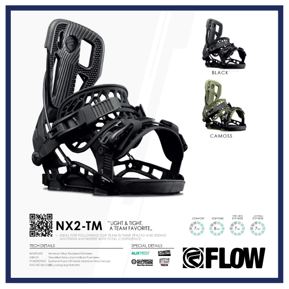 新古バイン！ハイエンドモデル！FLOW NX-2 Mサイズ FLOW（フロー） 即