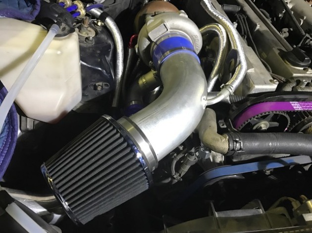 クラウン アスリート JZS171 Power Split GT3076R タービン取り付け