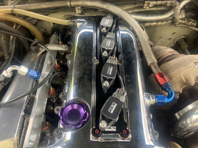 シルビア S15 スーパーファイヤーレーシングコイルプロを取り付け