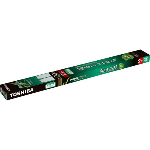 東芝蛍光ランプ 20形 昼白色 FL20SSENC18LL2P TOSHIBA 直管蛍光管
