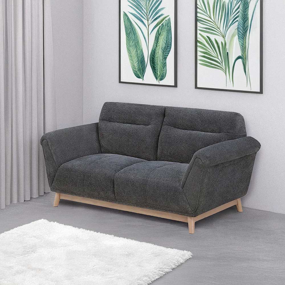 レンタル商品】天然木脚の2人掛コンパクトソファ 通販 - ディノス