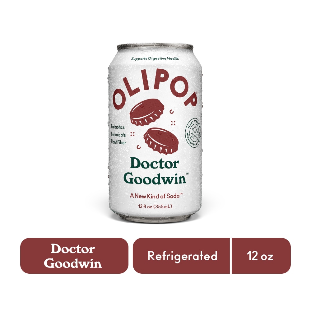 OLIPOP® Doctor Goodwin™ Prebiotic Soda Can, 12 fl oz - City Market