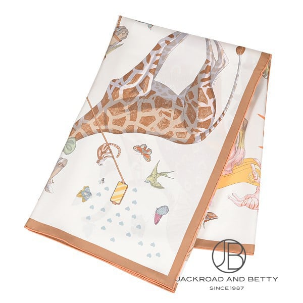 カレ90 エルメス・ストーリー アイボリー[] Carre90 Hermes Story