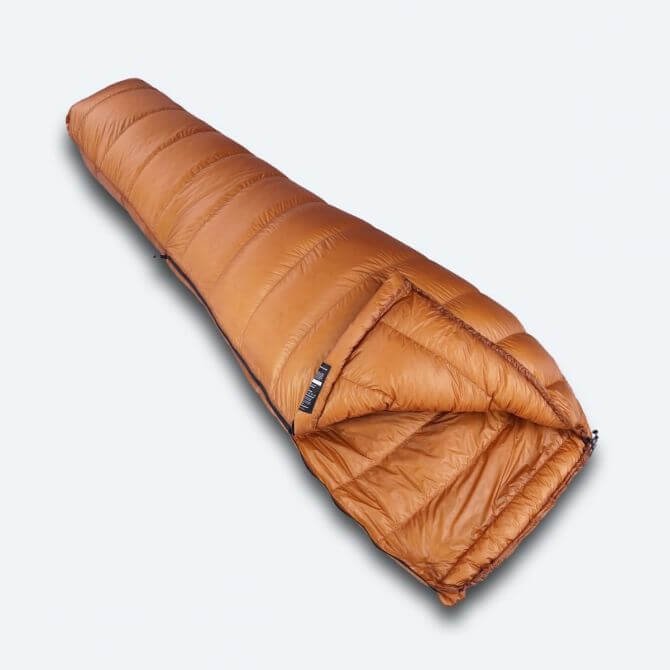 Cumulus X-lite 200 ultralight sleeping bag - 350g and 900 cuin