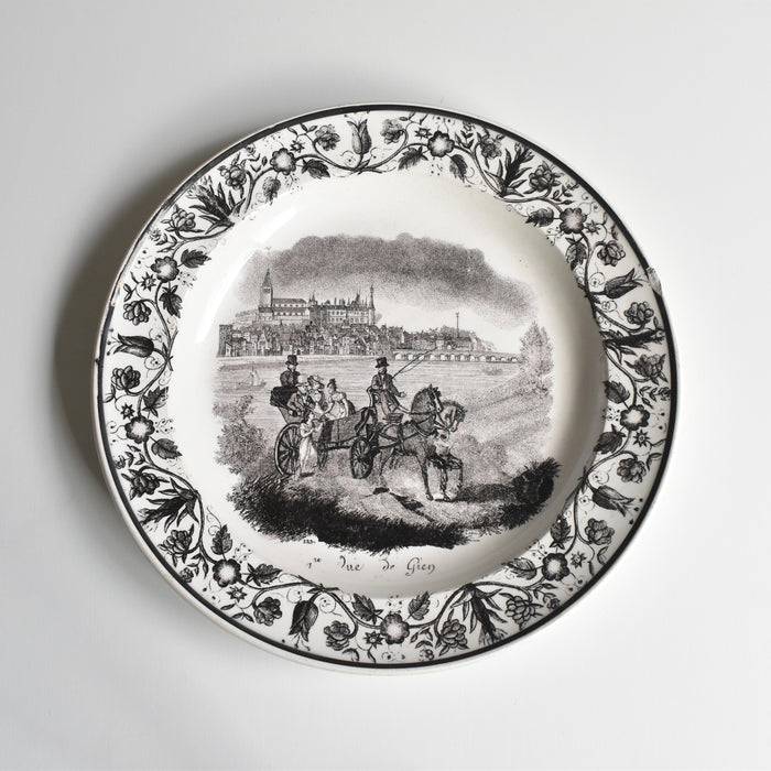 アンティークプレート 絵皿 ジアン N123 