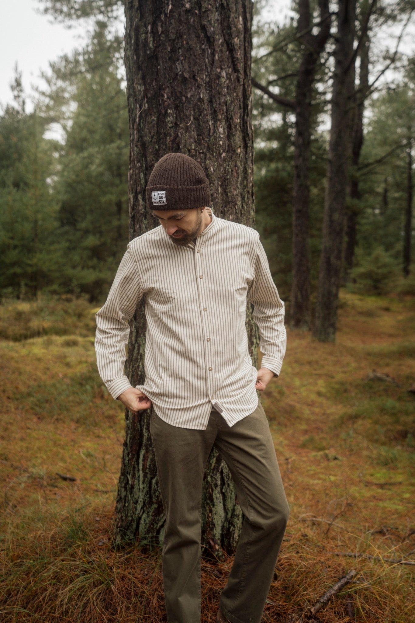 Carnage Chino Pants - Olive Night | LAKOR