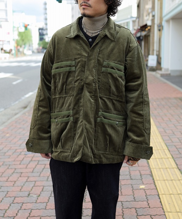 Sassafras/ササフラス Overgrown Fatigue Jacket - 9W Corduroy