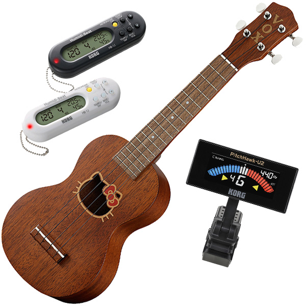 VOX/限定ハローキティウクレレVU-55Hk-NA-KO（ケース付き）