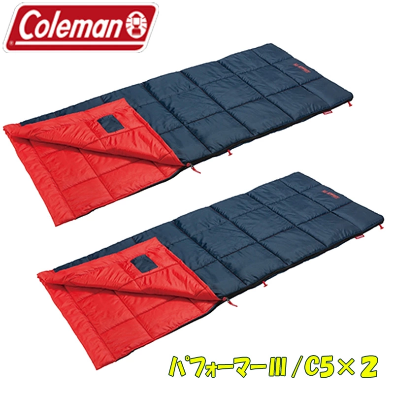 限定カラー Coleman コールマン スリーピングマット 赤 2枚セット