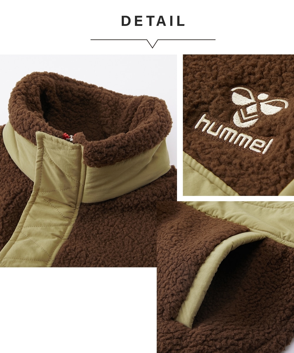 HUMMEL PLAY ボアフリースジャケット (ヒュンメルプレイ)(ユニセックス