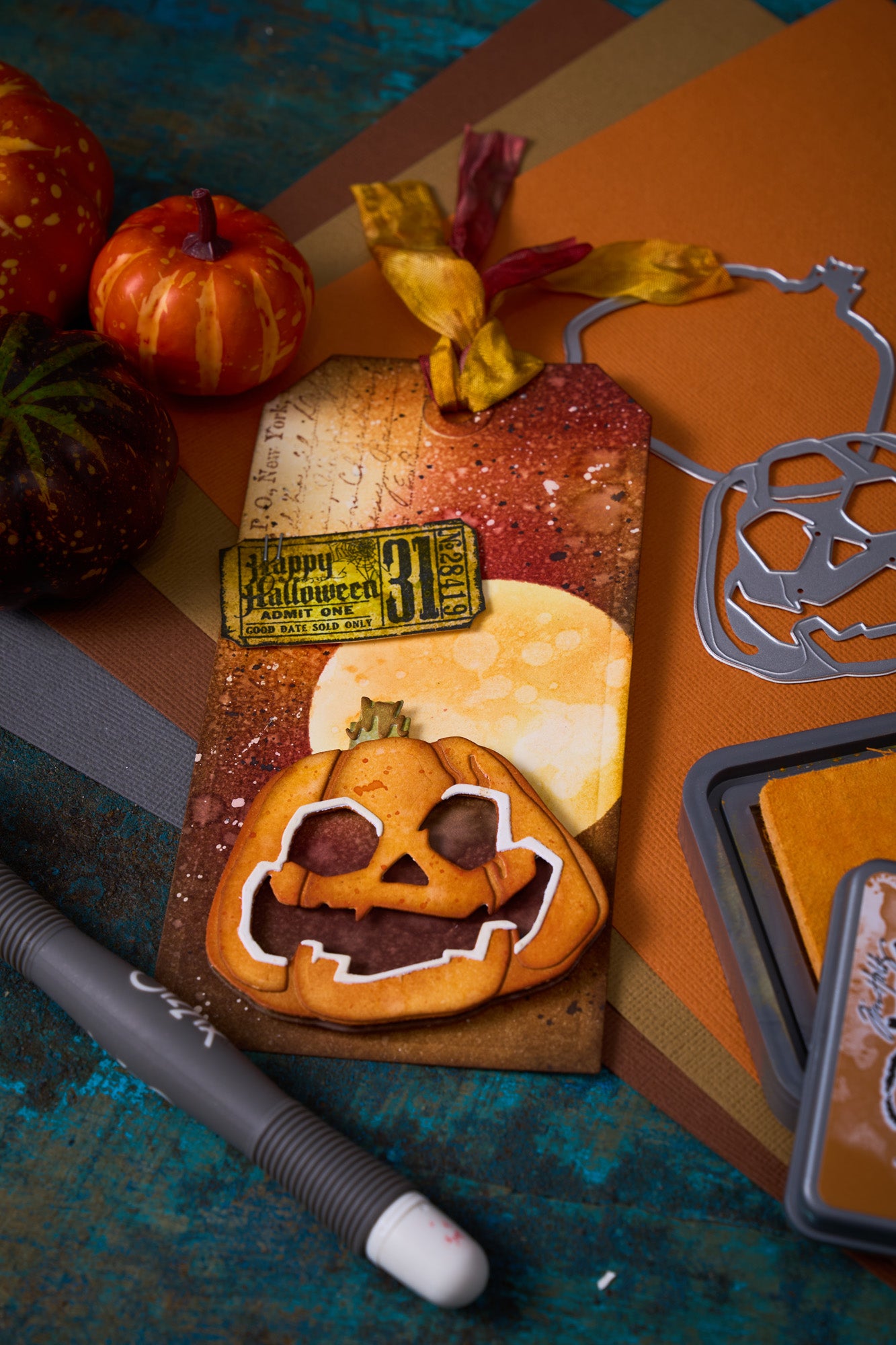 Sizzix Thinlits Die Set 10PK - Jack-o-Lantern Colorize by Tim