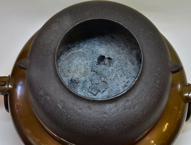 畠春斎 平丸釜添唐銅鬼面風炉 すいぎょく園｜創業百年、お茶の「すい