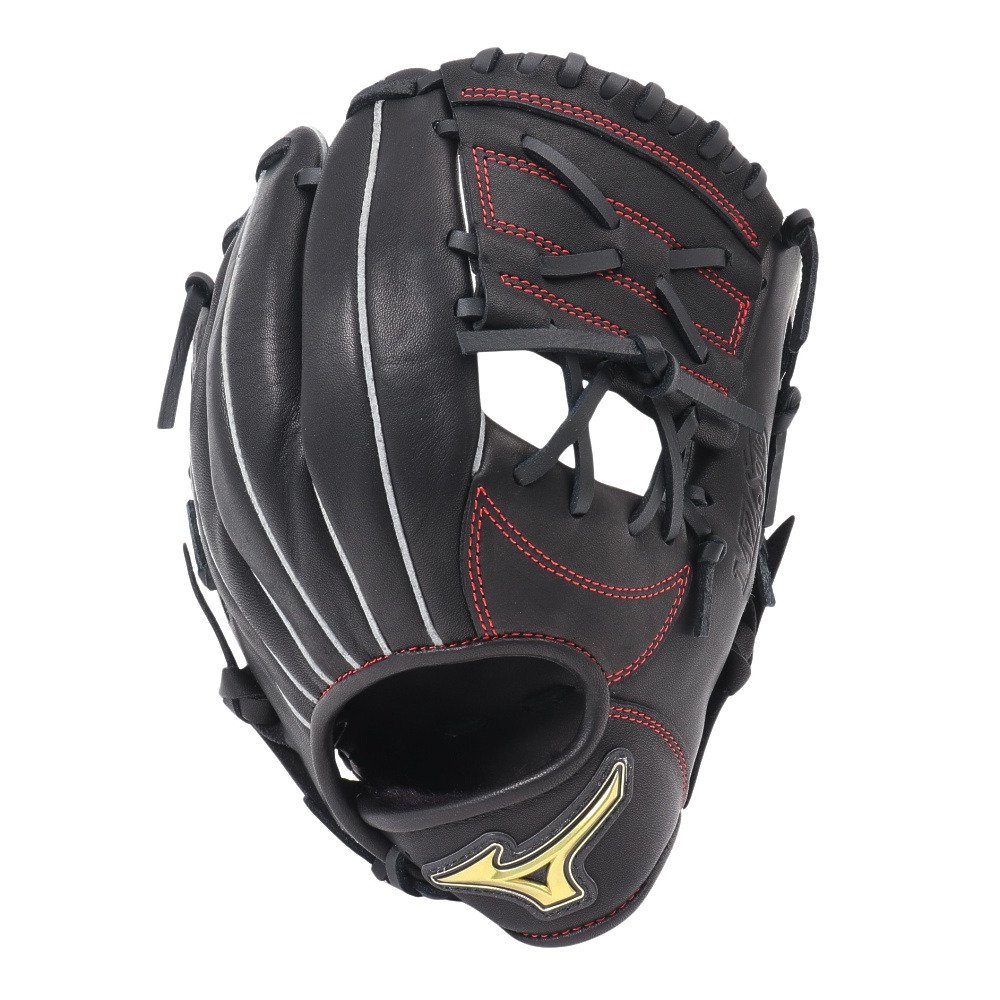 あ*ち様 Mizuno 野球グローブ 黒 レザー あ*ち様 Mizuno 野球グローブ