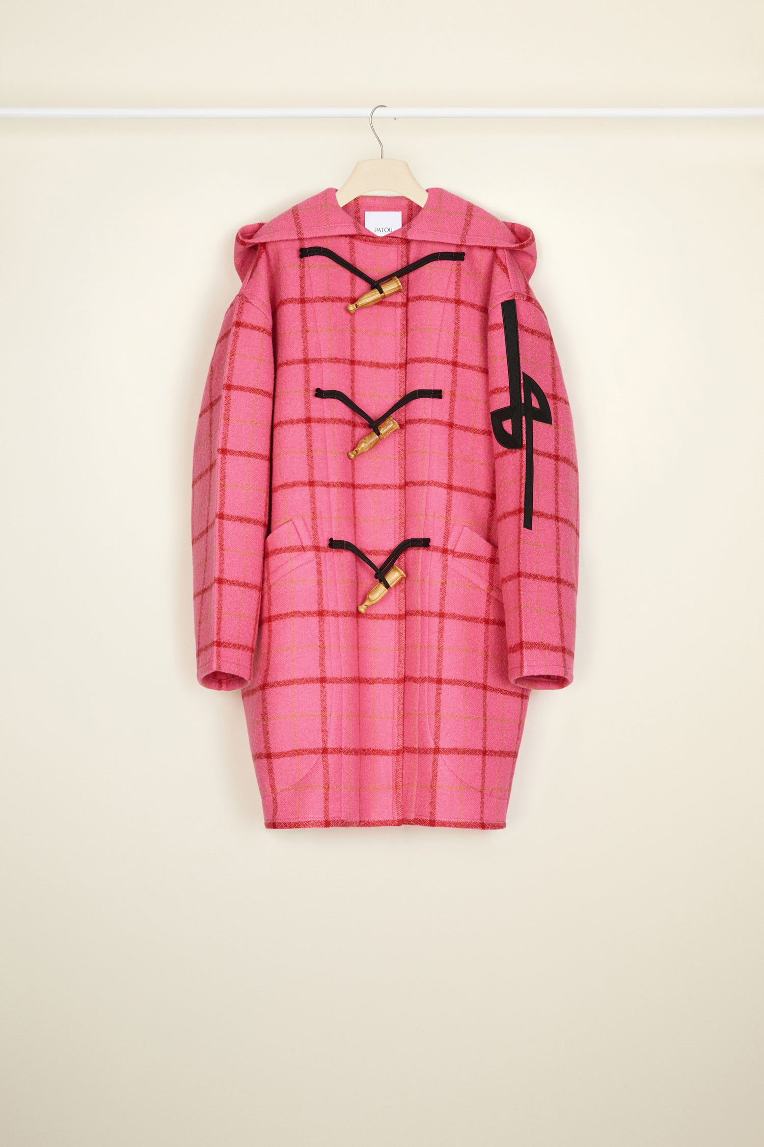 Patou | チェック ウール ダッフルコート