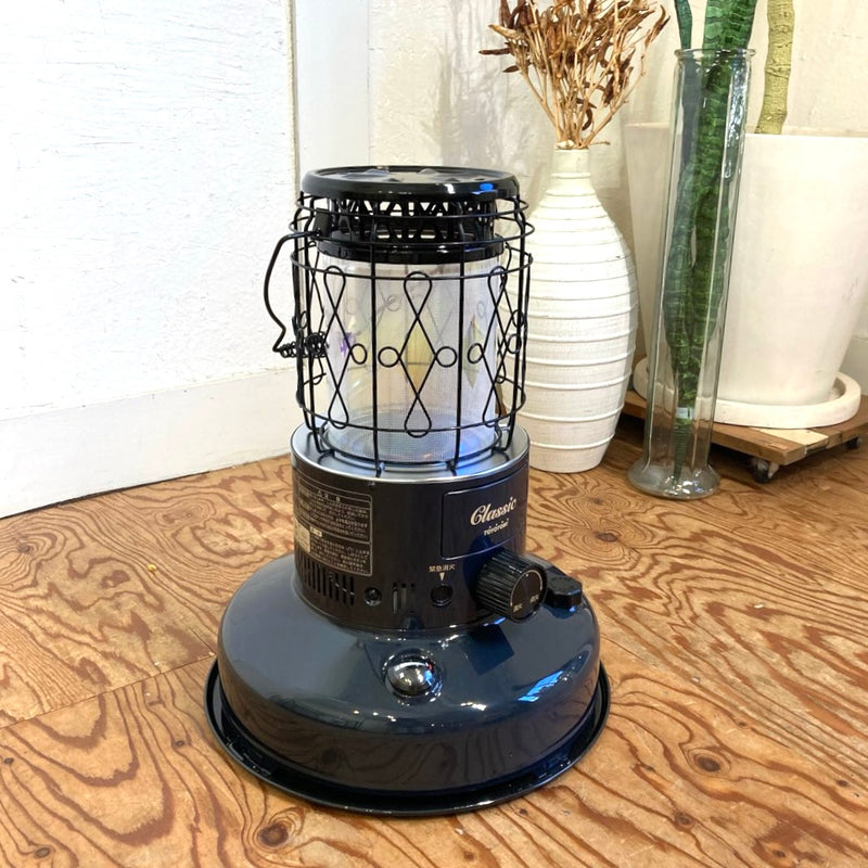 良品 トヨトミ 自然通気形 開放式石油スト－ブ CL-25E インクブルー